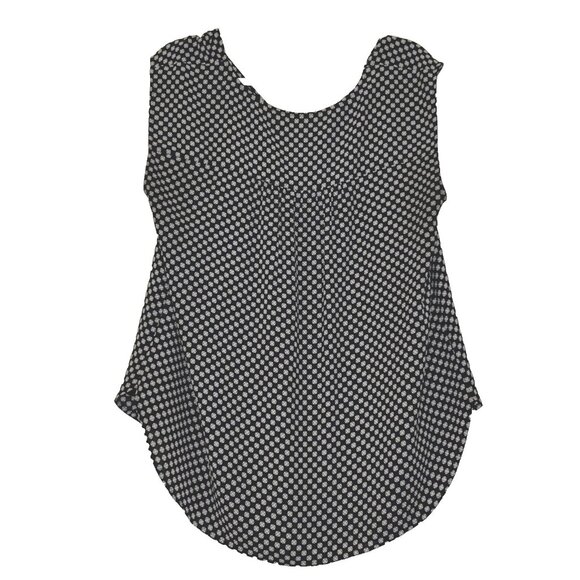 Loft Sleeveless Scoop Neck Top size Large Navy Blue - Picture 2 of 7